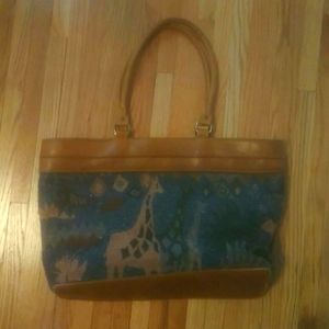 Vintage Carpet Bags of America tote